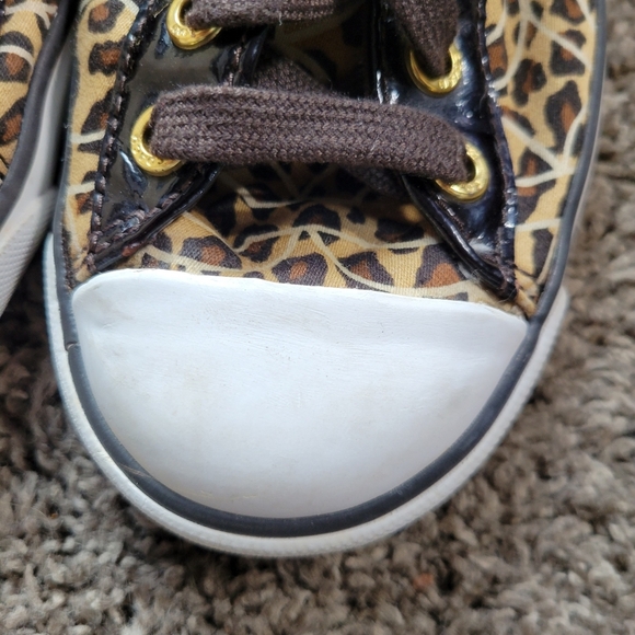 Coach Cheetah Print Sneakers Woman's Size 6 1/2 - Picture 8 of 16